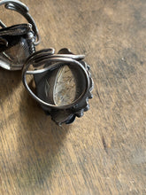 Load image into Gallery viewer, Dendritic Quartz Ring -Fern & Mushrooms-