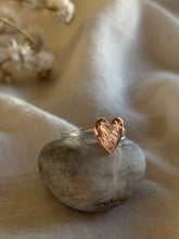 Load image into Gallery viewer, Copper Heart Ring -Engraved Heart Ritual・2026