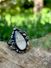 Load image into Gallery viewer, Dendritic Quartz Ring -Fern & Mushrooms-
