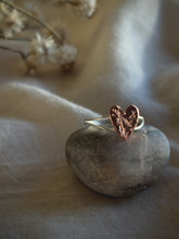 Load image into Gallery viewer, Copper Heart Ring -Engraved Heart Ritual・2026