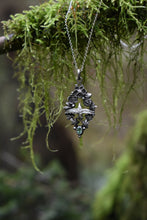 Load image into Gallery viewer, White Raven & Spring Blossoms -Emerald