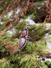 Load image into Gallery viewer, Sapphire, Sunstone & Golden Imperial Topaz Ring