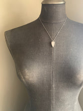 Load image into Gallery viewer, Silver Heart Necklace with CZ