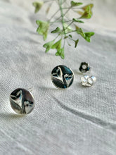 Load image into Gallery viewer, Shepherd&#39;s Purse Two Hearts Stud Earrings -protection &amp; cultivation-
