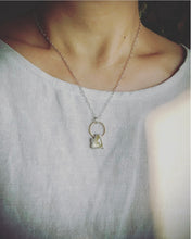 Load image into Gallery viewer, Rutilated Quartz Necklace -triangle-