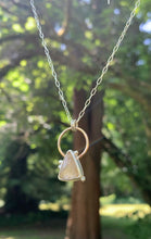 Load image into Gallery viewer, Rutilated Quartz Necklace -triangle-