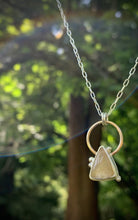 Load image into Gallery viewer, Rutilated Quartz Necklace -triangle-
