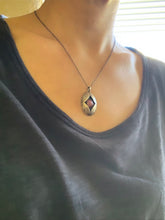 Load image into Gallery viewer, Shadow Box silver necklace for sale Canada