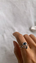 Load image into Gallery viewer, Enchanted Forest Dew Drops Rings ✴︎London Blue Topaz✴︎