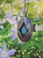 Load image into Gallery viewer, Shadow Box Necklace ✴︎Opal ✴︎c✴︎