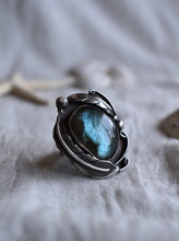 Load image into Gallery viewer, unisex labradorite ring