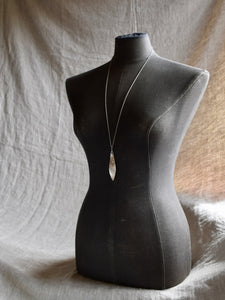 handcrafted silver necklace