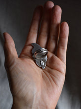 Load image into Gallery viewer, Fire Opal & Feather Ring