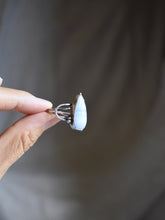 Load image into Gallery viewer, Dew Drop Ring ✴︎Drop Shape Blue Lace Agate✴︎