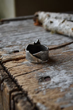 Load image into Gallery viewer, Adjustable silver ring