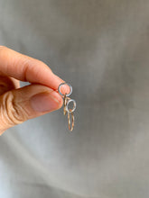 Load image into Gallery viewer, Minimal Studs Earrings ✴︎Double Drop Hoops✴︎small sphere