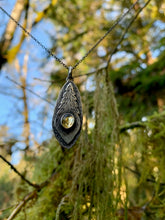 Load image into Gallery viewer, woodland jewelry citrine necklace