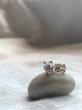 Load image into Gallery viewer, AAA quality herkimer diamond 14k gold filled stud earrings