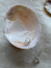 Load image into Gallery viewer, Herkimer Diamond silver stud earrings