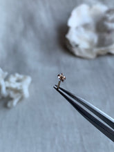 Load image into Gallery viewer, small herkimer stud earrings