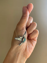 Load image into Gallery viewer, West Coast Nature -Hummingbird Necklace- Opal