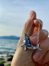 Load image into Gallery viewer, West Coast Nature -Whale- Tanzanite Necklace