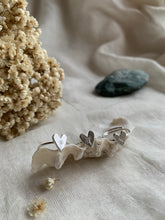 Load image into Gallery viewer, Silver Heart Ring - adjustable ring - S -