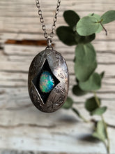 Load image into Gallery viewer, Shadow Box Necklace ✴︎Opal ✴︎c✴︎