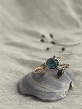 Load image into Gallery viewer, Enchanted Forest Dew Drops Rings ✴︎London Blue Topaz✴︎