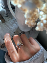 Load image into Gallery viewer, Enchanted Forest Dew Drops Rings ✴︎Hessonite Garnet✴︎