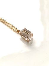 Load image into Gallery viewer, Herkimer Diamond Solitaire Pendant - F -