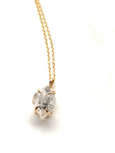 Load image into Gallery viewer, Herkimer Diamond Solitaire Pendant - D -