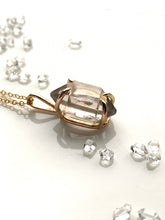 Load image into Gallery viewer, Herkimer Diamond Solitaire Pendant - H -