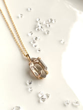 Load image into Gallery viewer, Herkimer Diamond Solitaire Pendant - H -