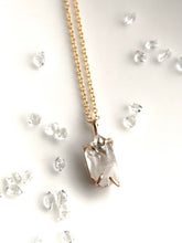 Load image into Gallery viewer, Herkimer Diamond Solitaire Pendant -  C -