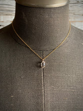 Load image into Gallery viewer, Herkimer Diamond Solitaire Pendant - F -