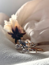 Load image into Gallery viewer, Enchanted Forest Dew Drops Rings ✴︎Hessonite Garnet✴︎