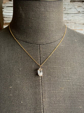 Load image into Gallery viewer, Herkimer Diamond Solitaire Pendant -  C -