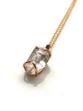 Load image into Gallery viewer, Herkimer Diamond Solitaire Pendant - H -