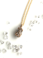Load image into Gallery viewer, Herkimer Diamond Solitaire Pendant - E -