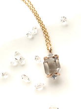 Load image into Gallery viewer, Herkimer Diamond Solitaire Pendant - G -