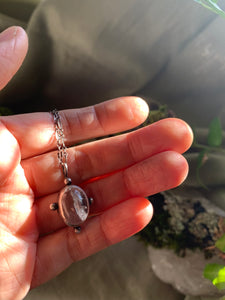 manifestation quartz necklace