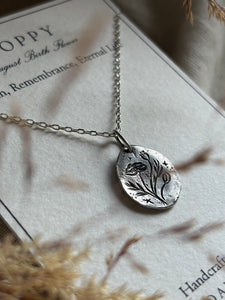 August Birth Flower -Poppy-
