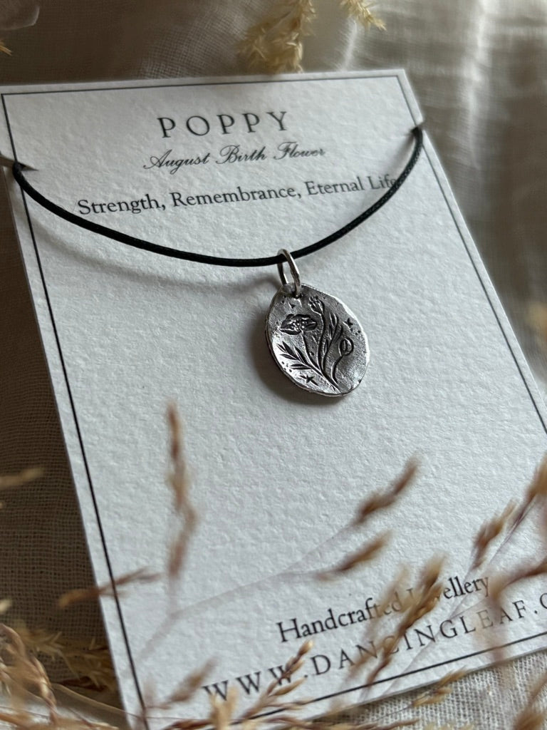 August Birth Flower -Poppy-