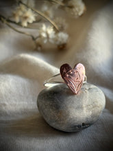 Load image into Gallery viewer, Copper Heart Ring -Engraved Heart Ritual・2026

