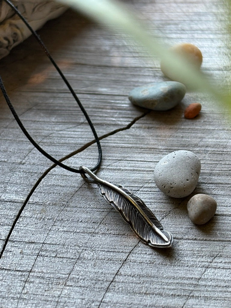 Feather Necklace -Eagle-
