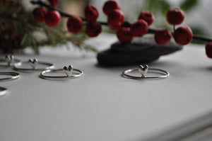 Simple Heart Ring -Above the line-