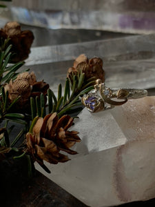 Under The Moonlight -Tanzanite & Diamond Ring -