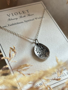 February Birth Flower -Violet-