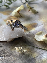 Load image into Gallery viewer, Under The Moonlight -Tanzanite &amp; Diamond Ring -
